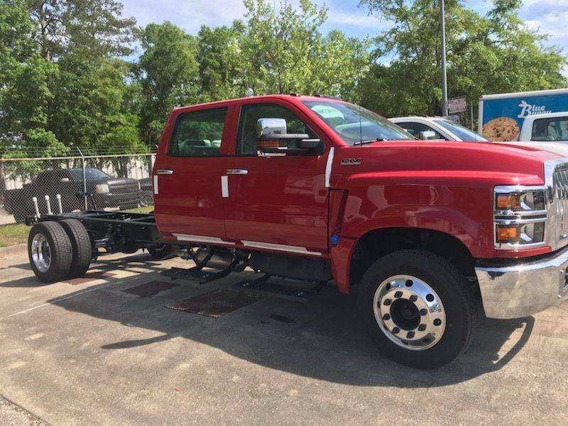 Red and black emergency vehicle chassis